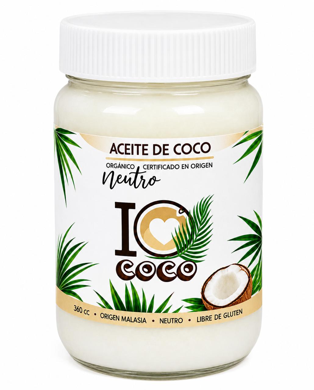 Aceite de coco - Presentación 360cc